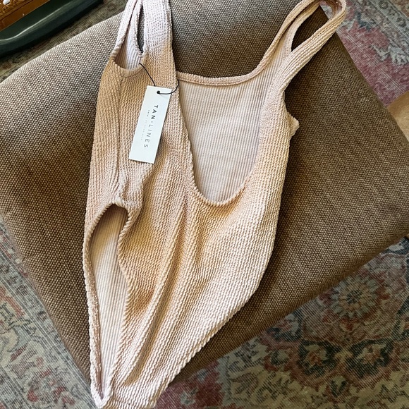 Tan + Lines One Piece Bathing suit - Picture 2 of 5